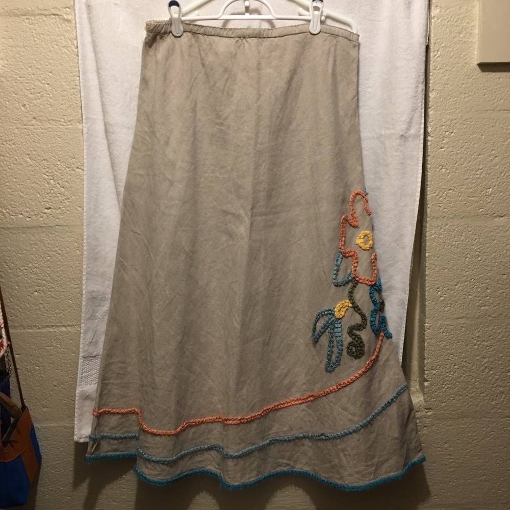 J. Jill A line skirt